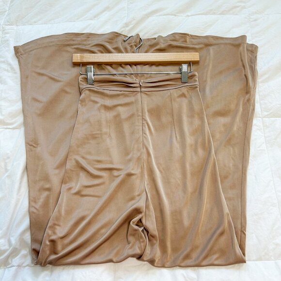 NWT Alexis Camilo High-Rise Wide-Leg Pants Beige Tan Women’s Size Small - Picture 8 of 9